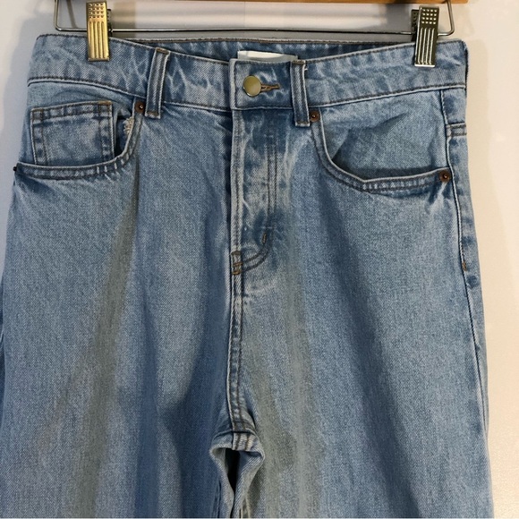 H&M 5-Pocket Wide High Jeans -Wash Denim - Picture 6 of 13